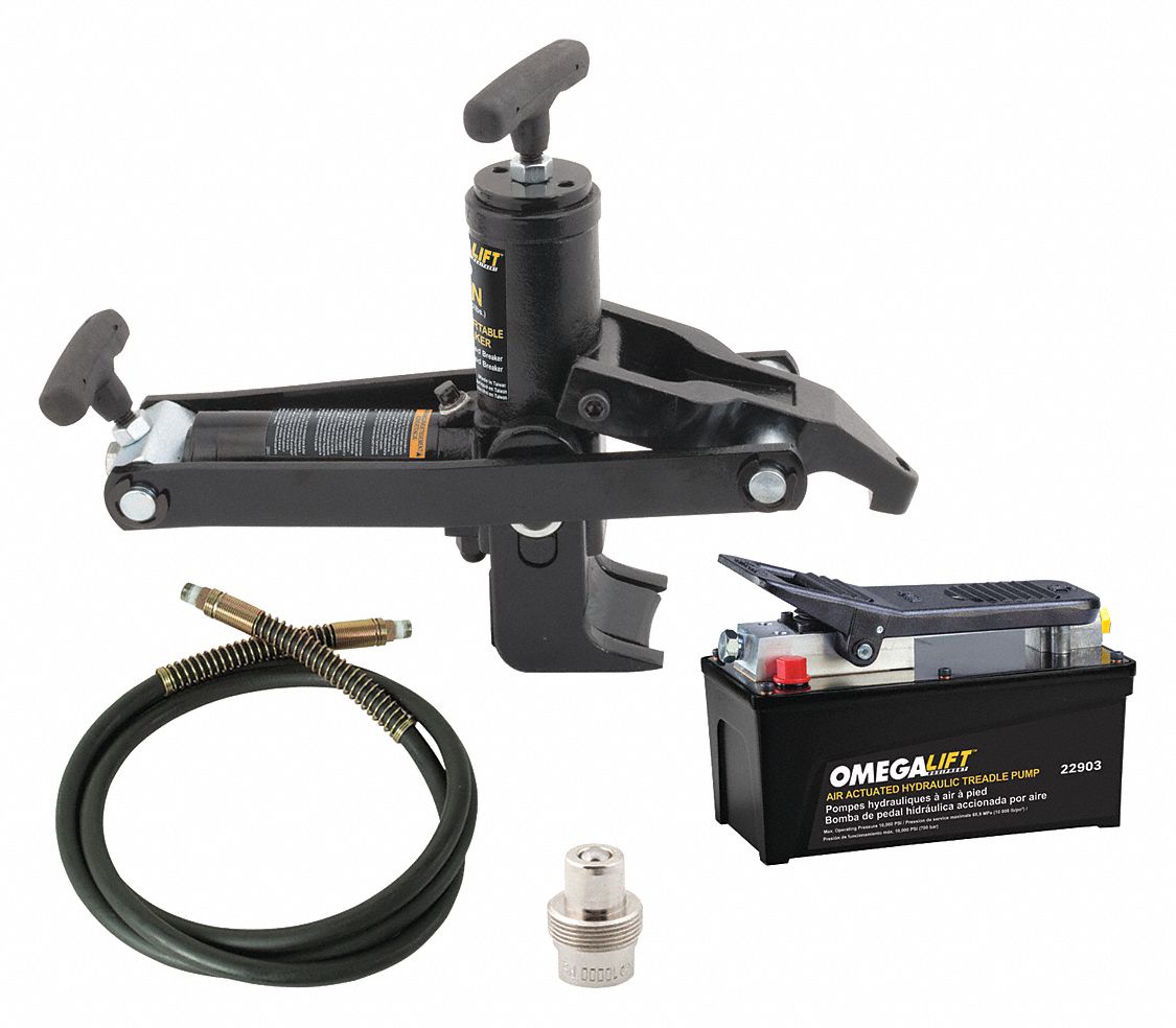 Bead Breaker: Bead Breaker, Steel, 16 7/8 in Overall Lg, 25 in Overall Dia