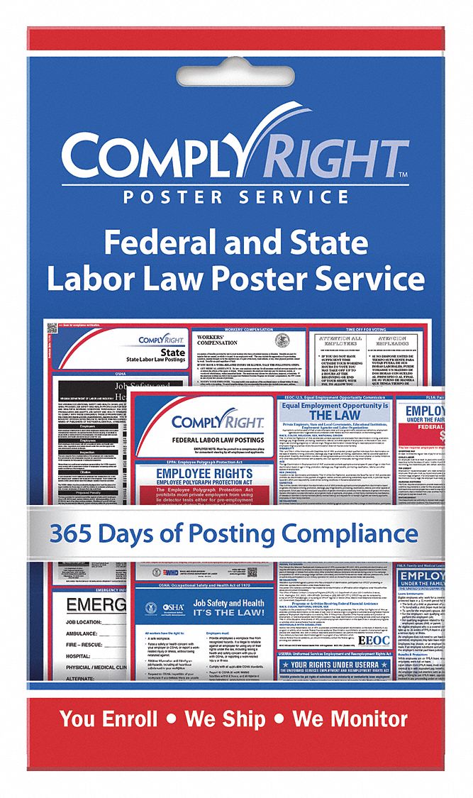 Labor Law Service Card,  English,  Paper