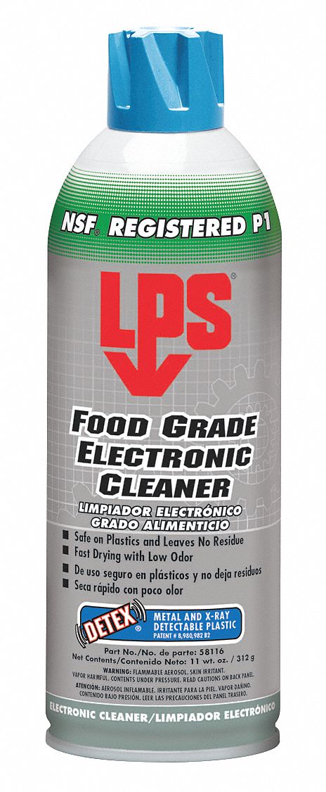 ELECTRICAL PARTS CLEANER, AEROSOL SPRAY CAN, 11 OZ, LIQUID, NO SERIES, SAFE ON MOST PLASTICS