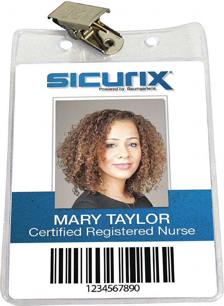 ID BADGE HOLDER,VERTICAL,PK50