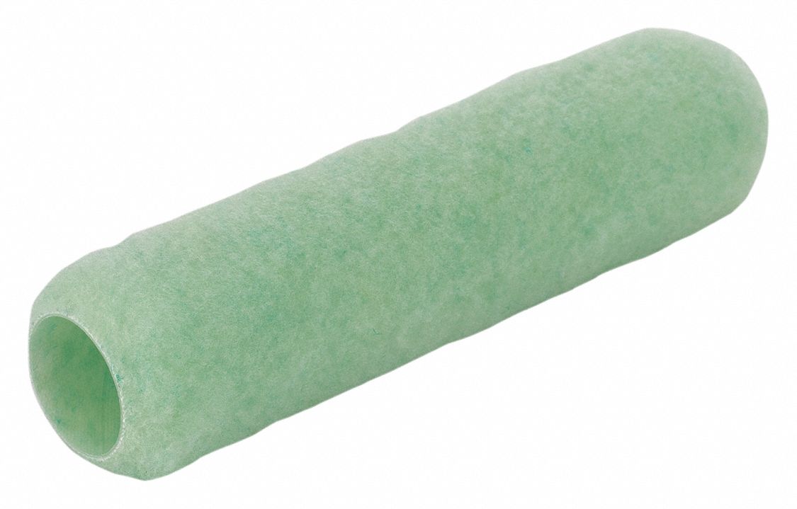 Paint Roller Cover: 9 in Lg, 3/8 in Nap Size, Knit Fabric, Paint Master, Std