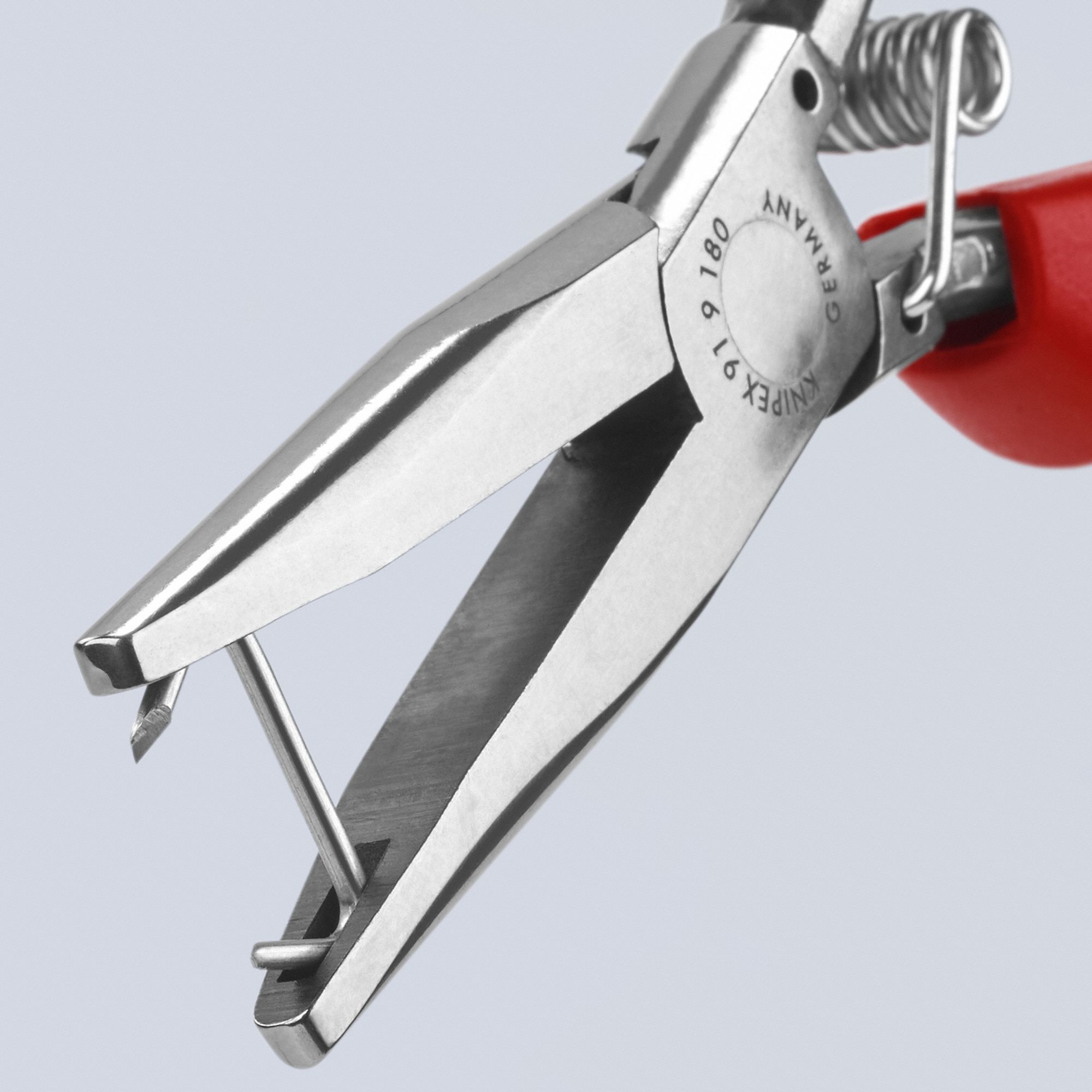 KNIPEX Hog Ring Pliers 7 1/4 in Overall Lg, Ergonomic Handle, Deluxe