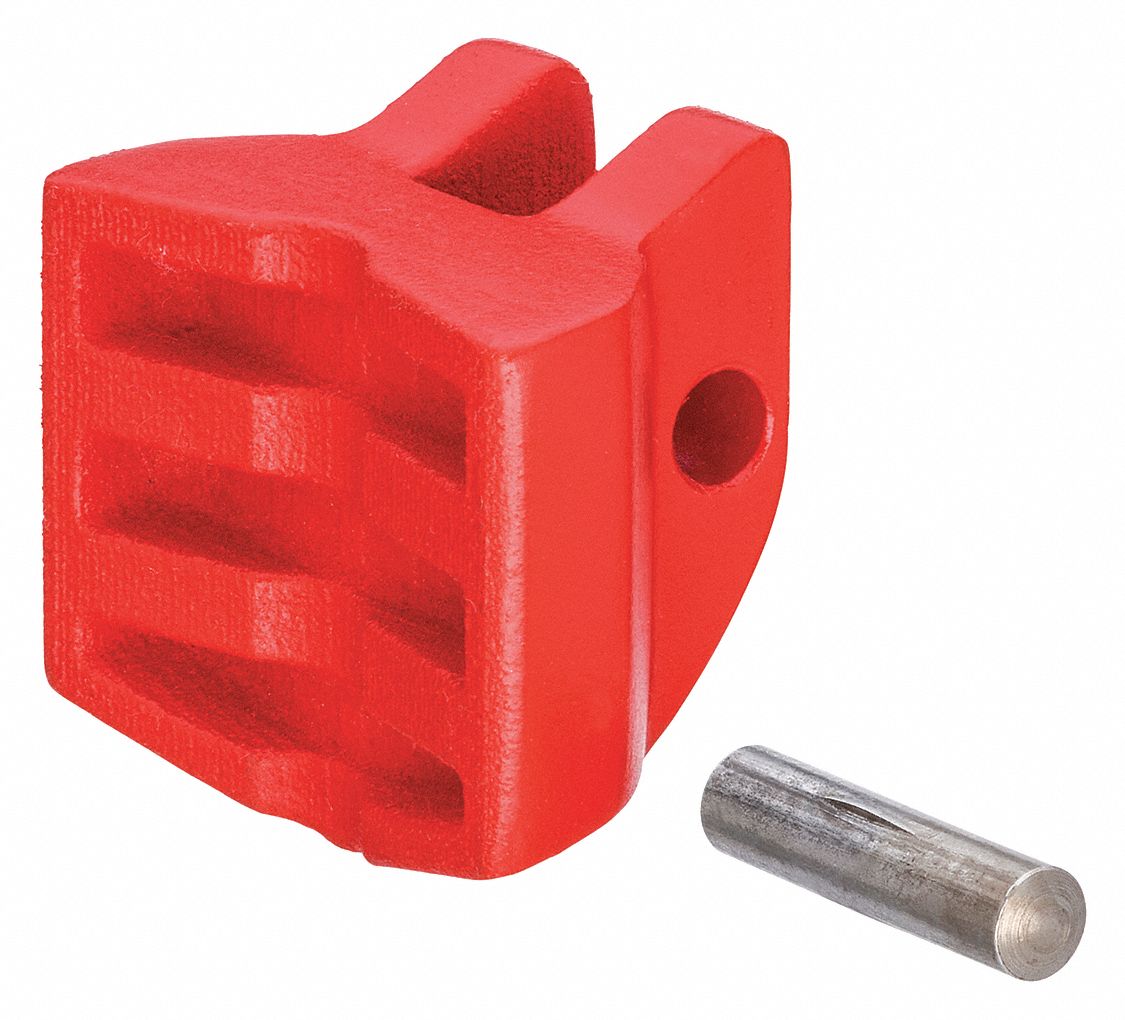 Tiling Miscellaneous Tool: Repl Jaw, 1 Pieces, 1-9/64", Red, Plastic