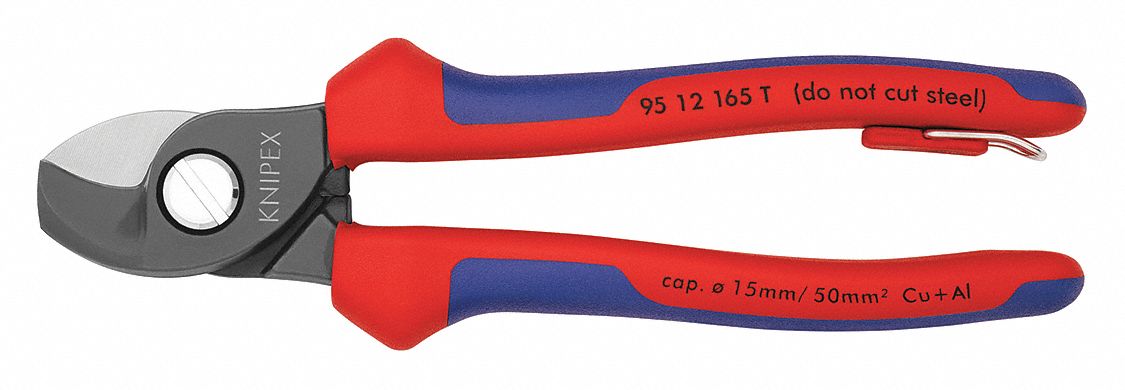 CABLE SHEARS,ERGONOMIC,6-1/4" LENGTH