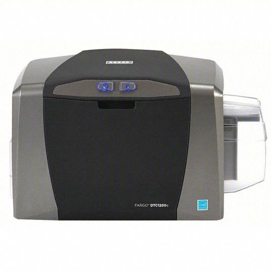 ID Card Printer: Dual Sided Printer, Supports CR80 Card Format, 30 mil Card Thick
