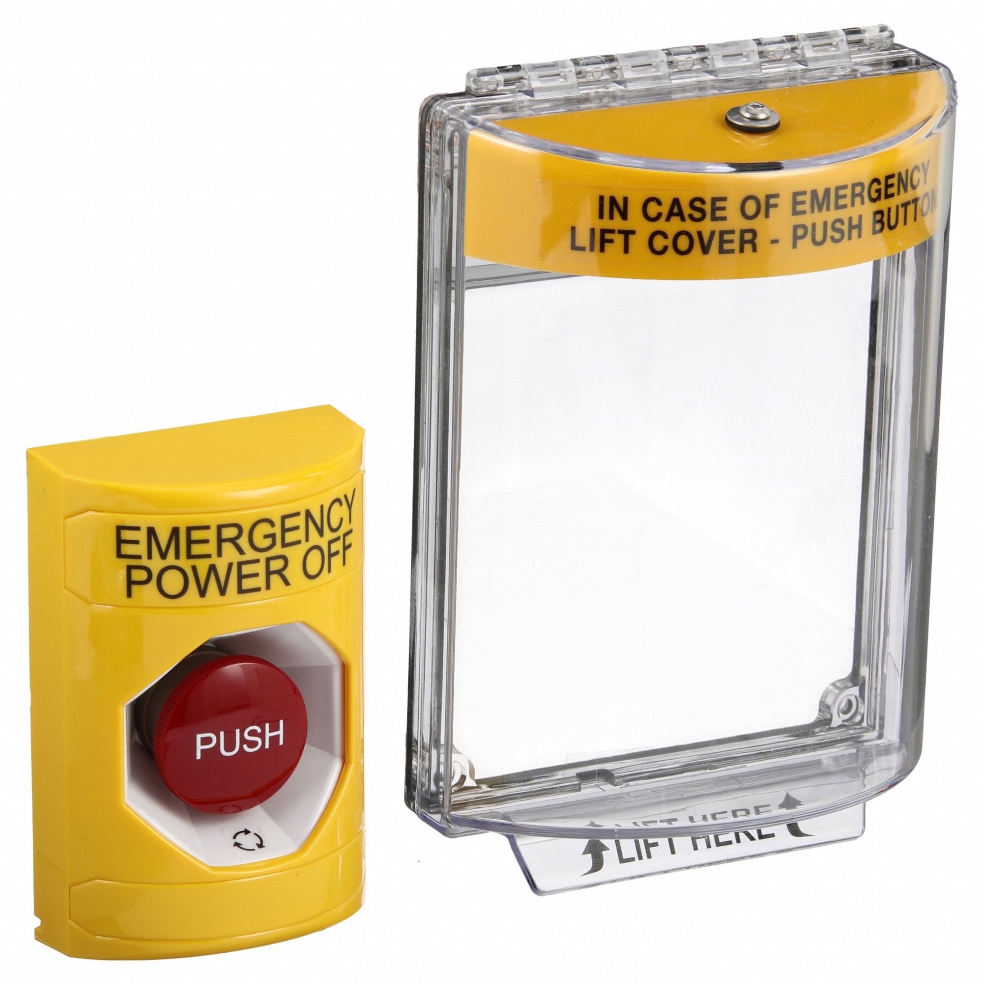 SAFETY TECHNOLOGY INTL, 4 7/8 in Ht, 3 3/16 in Dp, Exit Push