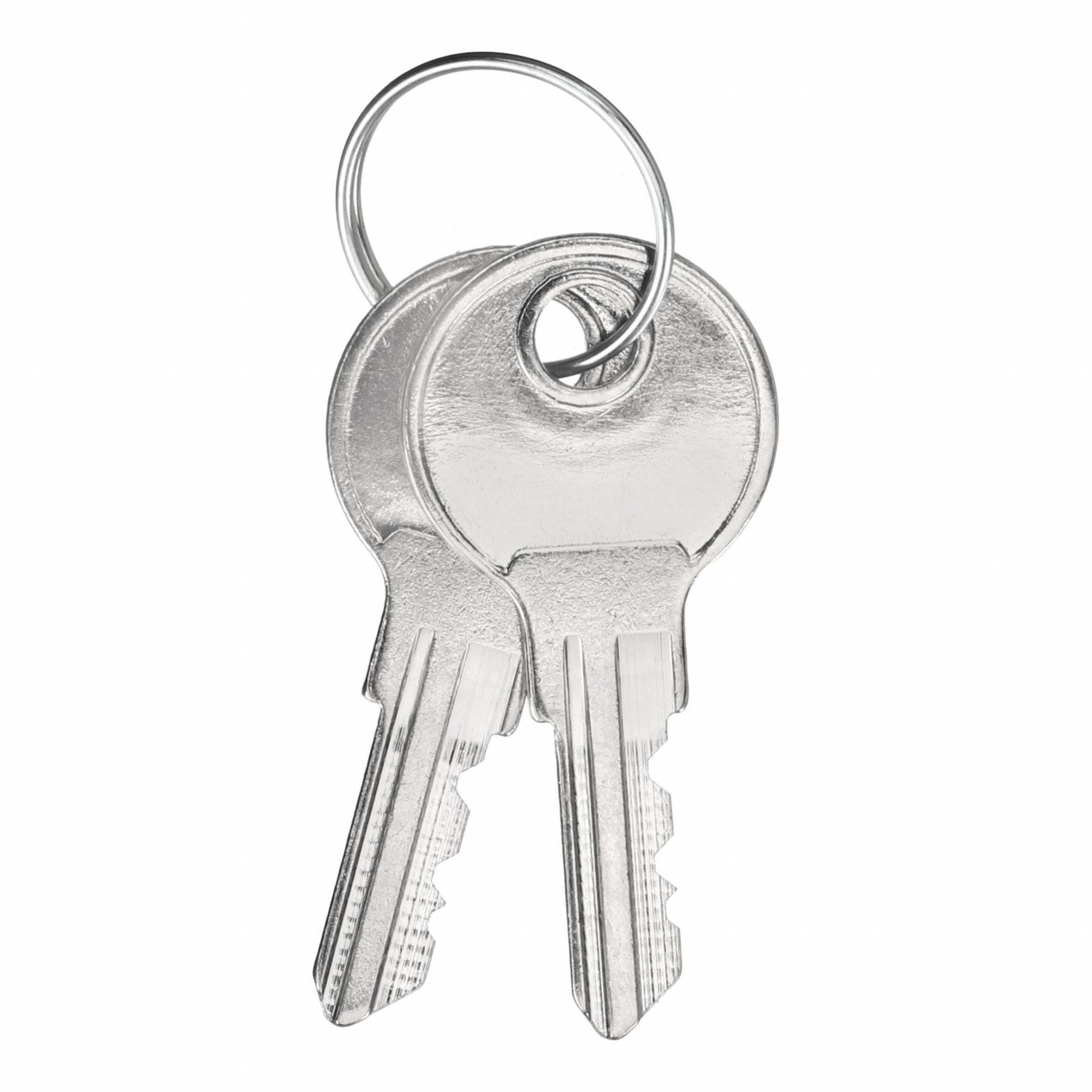 Key: Nickel, 1 3/4 in Overall Lg, KIT-H18053, 2 PK