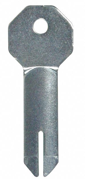 KEY,SILVER,SZ 2 1/4 IN,NICKEL