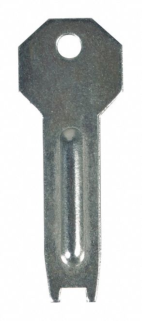 TAMPER WRENCH,SILVER,SZ 2 3/8 IN,NICKEL