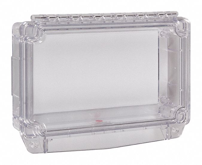 Universal Stopper Cover: Polycarbonate, 2 1/4 in Overall Dp