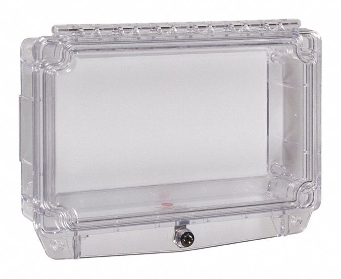 Universal Stopper Cover: Polycarbonate, 2 1/4 in Overall Dp