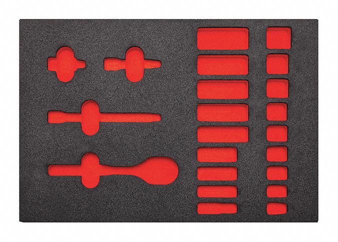 Black/Red, Tool Storage