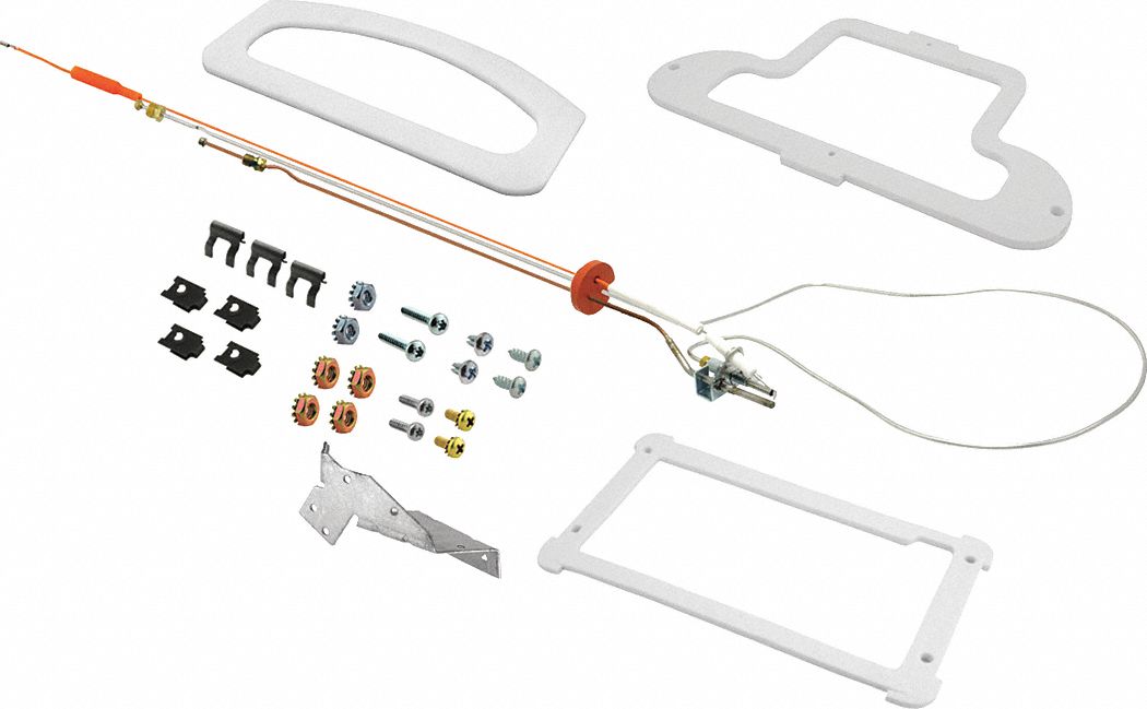 Pilot Assembly Replacement Kit Brass, Metal Wire, Ceramic Fiber
