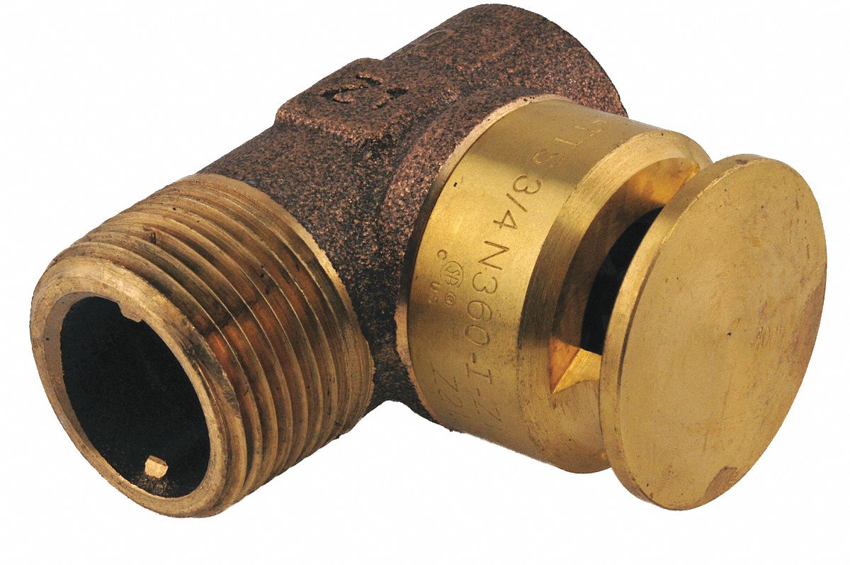 RHEEM PROTECH Brass Relief Valve and Tee, For Use With Rheem Tank