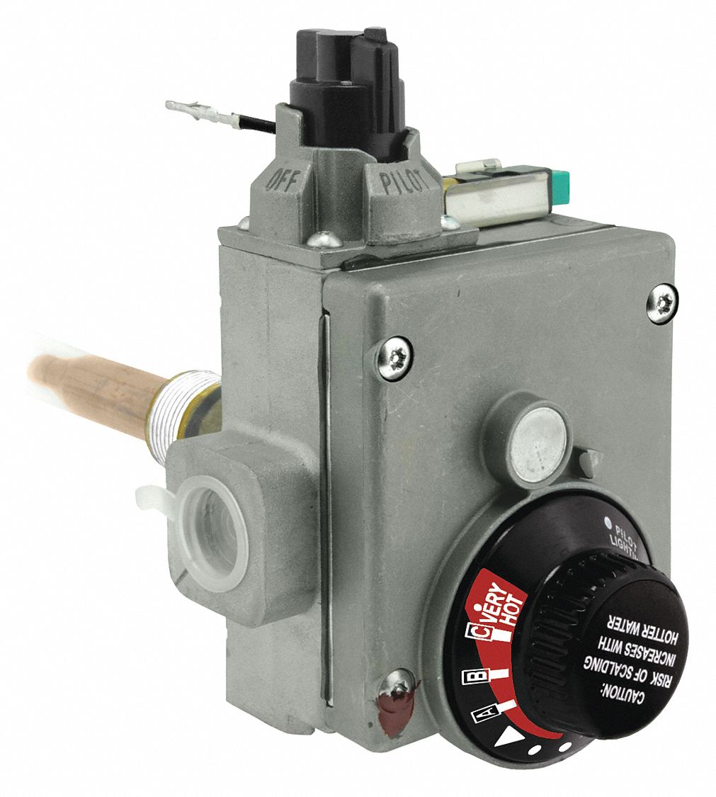 Gas Water Heater Control: Mfr Part # SP14270L, Natural Gas, 155°F to 195°F, 36, 800 BtuH