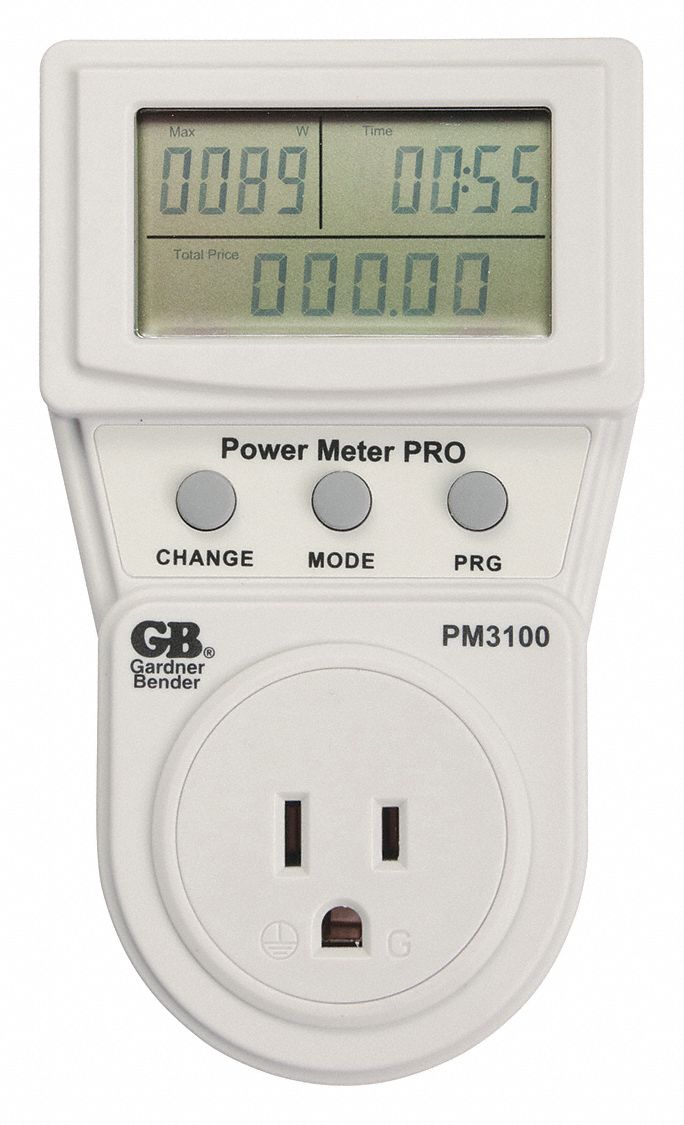 Energy Management Device, 8" D, 125VAC, LCD