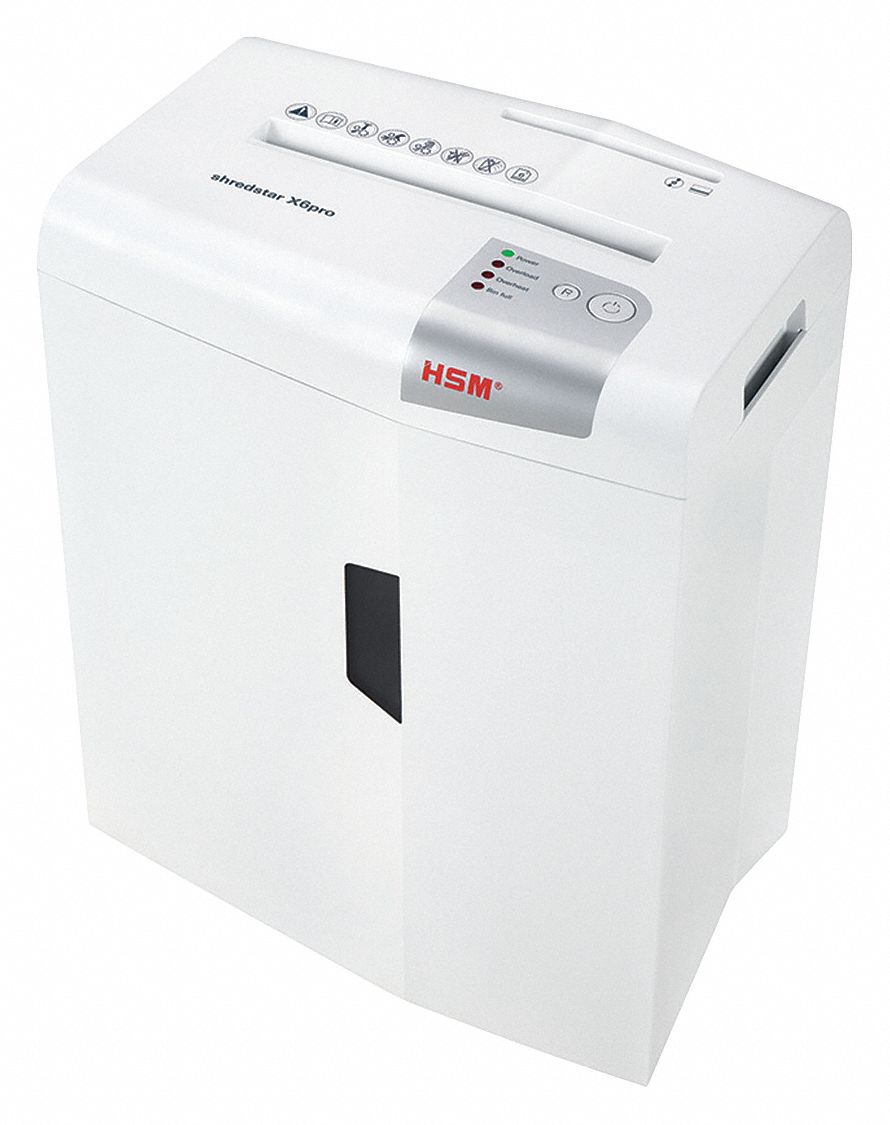 Paper Shredder: 7/45, CDs/Credit Cards/Paper/Staples, 6 Sheets, Micro-Cut Cut, 5 Security Level