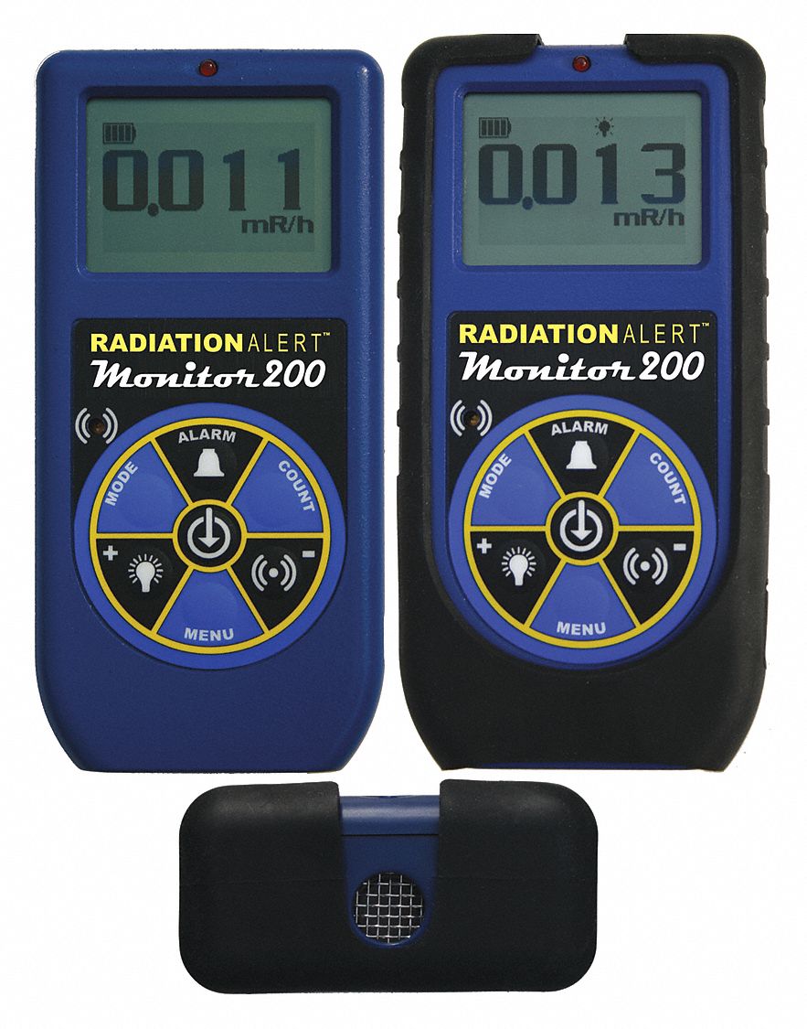 Radiation Alert Radiation Survey Meter Lcd 54jj23 Monitor 200 Grainger