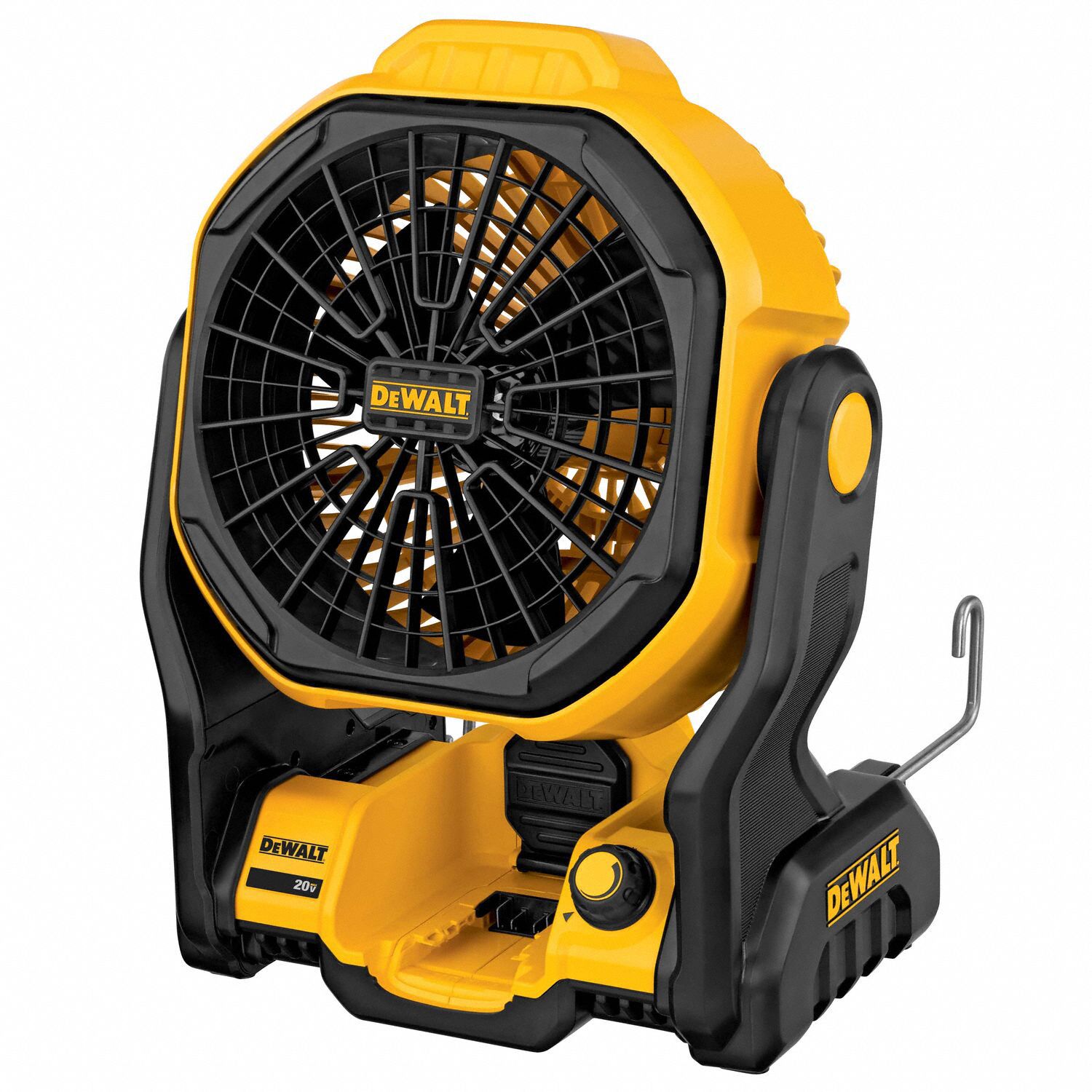 DEWALT Jobsite Cordless Fan, Variable 54JJ33DCE511B Grainger