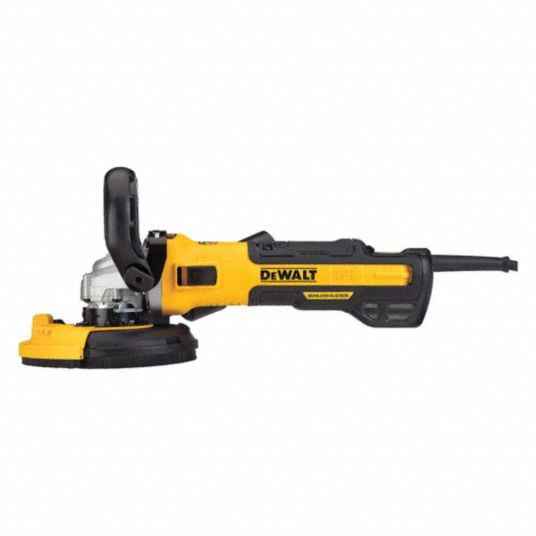 DEWALT Angle Grinder: 13 A, 9,000 RPM Max. Speed, Slide, Anti-Restart ...