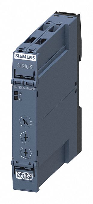 Multi-Function Time Delay Relay: DIN-Rail Mounted, 12 to 240V AC/DC, 3 A, 7 Pins/Terminals
