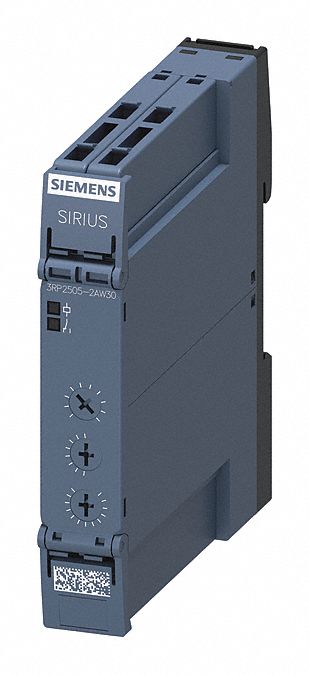 Multi-Function Time Delay Relay: DIN-Rail Mounted, 12 to 240V AC/DC, 3 A, 7 Pins/Terminals