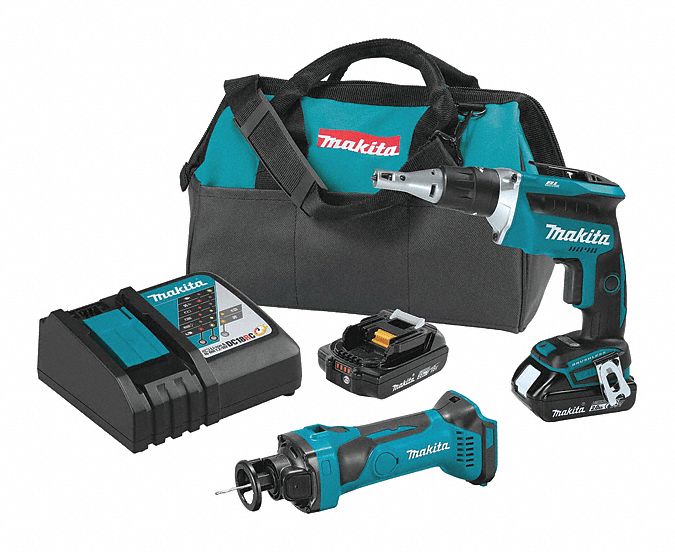 Cordless Tool Combination Kit: 2 Tools, Cut-Out Tool/Screwdriver, 18 V DC Volt, LXT®, LXT®