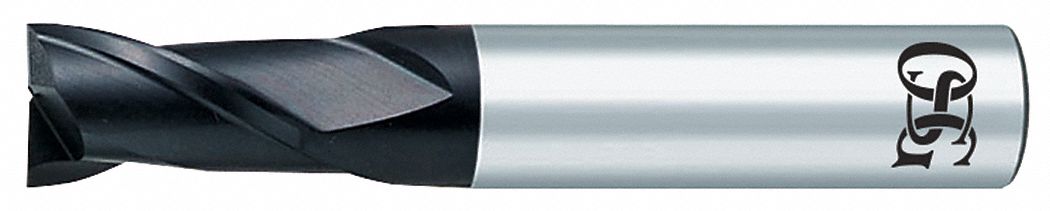 Square End Mill: Carbide, WXL Coated, 2 Flute, 1/16" Mill Dia, 3/16" LOC, 2" OAL