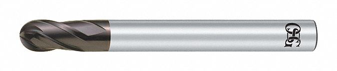 Ball End Mill,  0.375 in,  Carbide