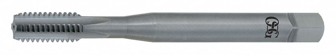 Straight Flute Tap: 5/16"-24 Thread Size, 5/8 in Thread Lg, 3 17/32 in Overall Lg, Bottoming