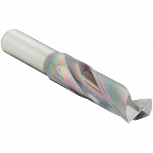 OSG Flat Bottom Drill Bit: 9/16 in Drill Bit Size, 64.00 mm Flute Lg, 15.87  mm Shank Dia.