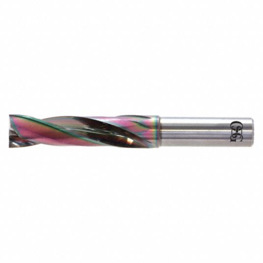 OSG Flat Bottom Drill Bit, Drill Bit Size 5/8 in, 180 ° Drill Bit Point