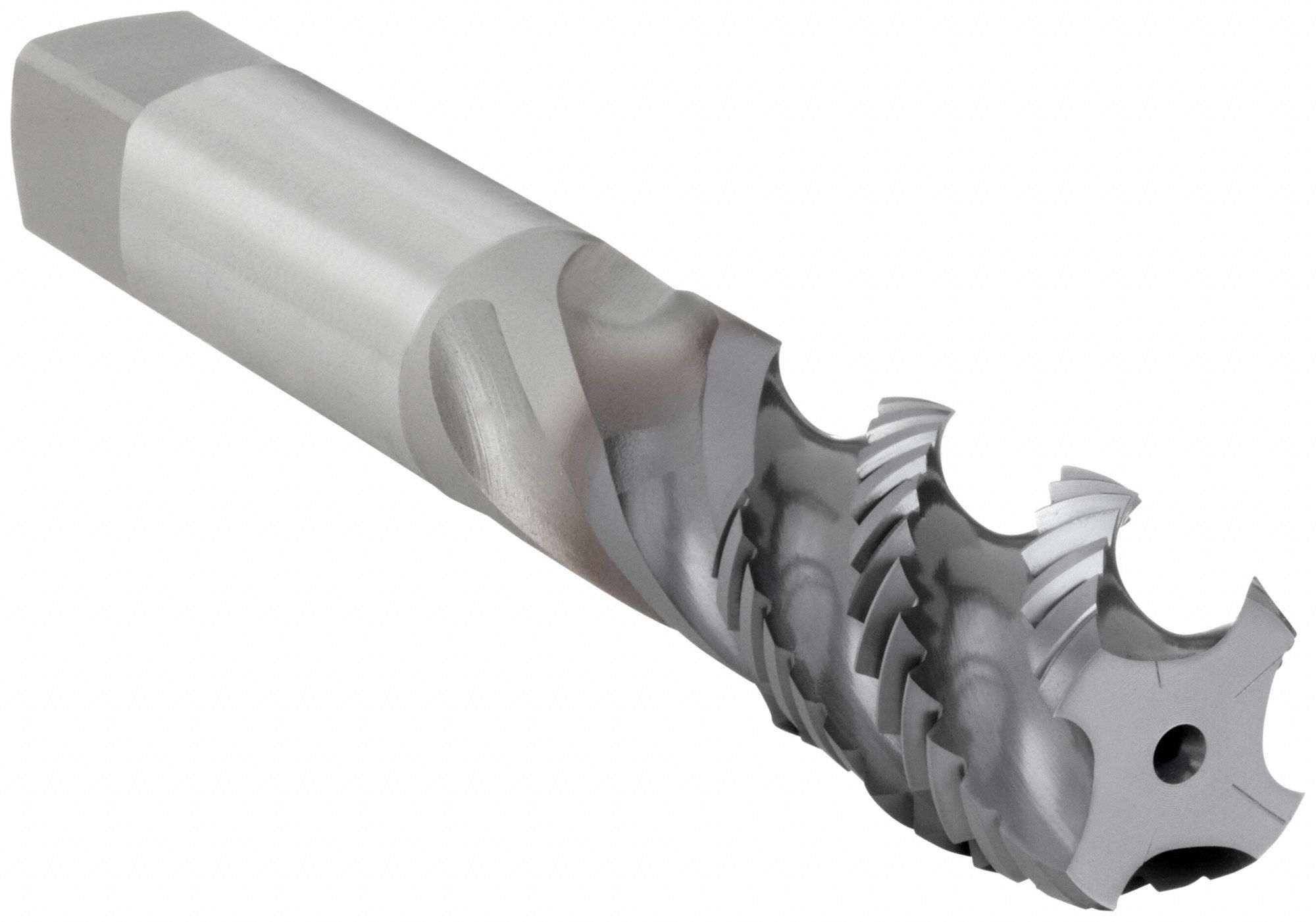 Spiral Flute Tap: 1-1/4"-8 Thread Size, 13/16 in Thread Lg, 7 1/16 in Overall Lg, Right Hand