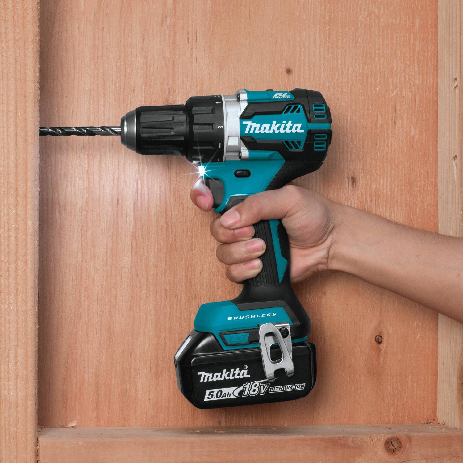 MAKITA Drill Kit, Cordless, 0 inlb to 530 inlb, 1/2 in Chuck Size