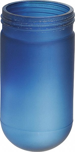 REPLACEMENT GLASS GLOBE, GLASS, BLUE, 5 IN LENGTH