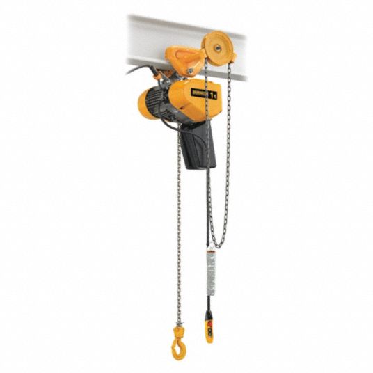 Harrington H4 Heavy Duty Geared Trolley Electric Chain Hoist