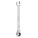 COMBINATION WRENCH, ALLOY STEEL, CHROME, 10 MM HEAD SIZE, 6 1/8 IN OVERALL L, STANDARD