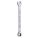 COMBINATION WRENCH, ALLOY STEEL, CHROME, 12 MM HEAD SIZE, 8 IN OVERALL L, STANDARD