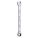 COMBINATION WRENCH, ALLOY STEEL, CHROME, 13 MM HEAD SIZE, 8⅝ IN OVERALL L, STANDARD, ROUNDED