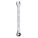 COMBINATION WRENCH, ALLOY STEEL, CHROME, 20 MM HEAD SIZE, 12½ IN OVERALL L, STANDARD, METRIC