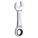 COMBINATION WRENCH, ALLOY STEEL, CHROME, 3/4 IN HEAD SIZE, 5 3/8 IN OVERALL L, STANDARD