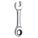 COMBINATION WRENCH, ALLOY STEEL, CHROME, 13 MM HEAD SIZE, 4 1/8 IN OVERALL L, STANDARD