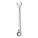 COMBINATION WRENCH, ALLOY STEEL, CHROME, 3/4 IN HEAD SIZE, 9 3/4 IN OVERALL L, OFFSET