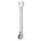 COMBINATION WRENCH, ALLOY STEEL, CHROME, 17 MM HEAD SIZE, 8 7/8 IN OVERALL L, OFFSET