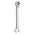 COMBINATION WRENCH, ALLOY STEEL, CHROME, 18 MM HEAD SIZE, 9 1/4 IN OVERALL L, OFFSET