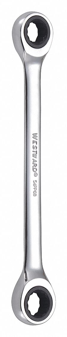 BOX END WRENCH, ALLOY STEEL, CHROME, 10 MM/11 MM HEAD SIZE, 5⅞ IN OVERALL L, STANDARD