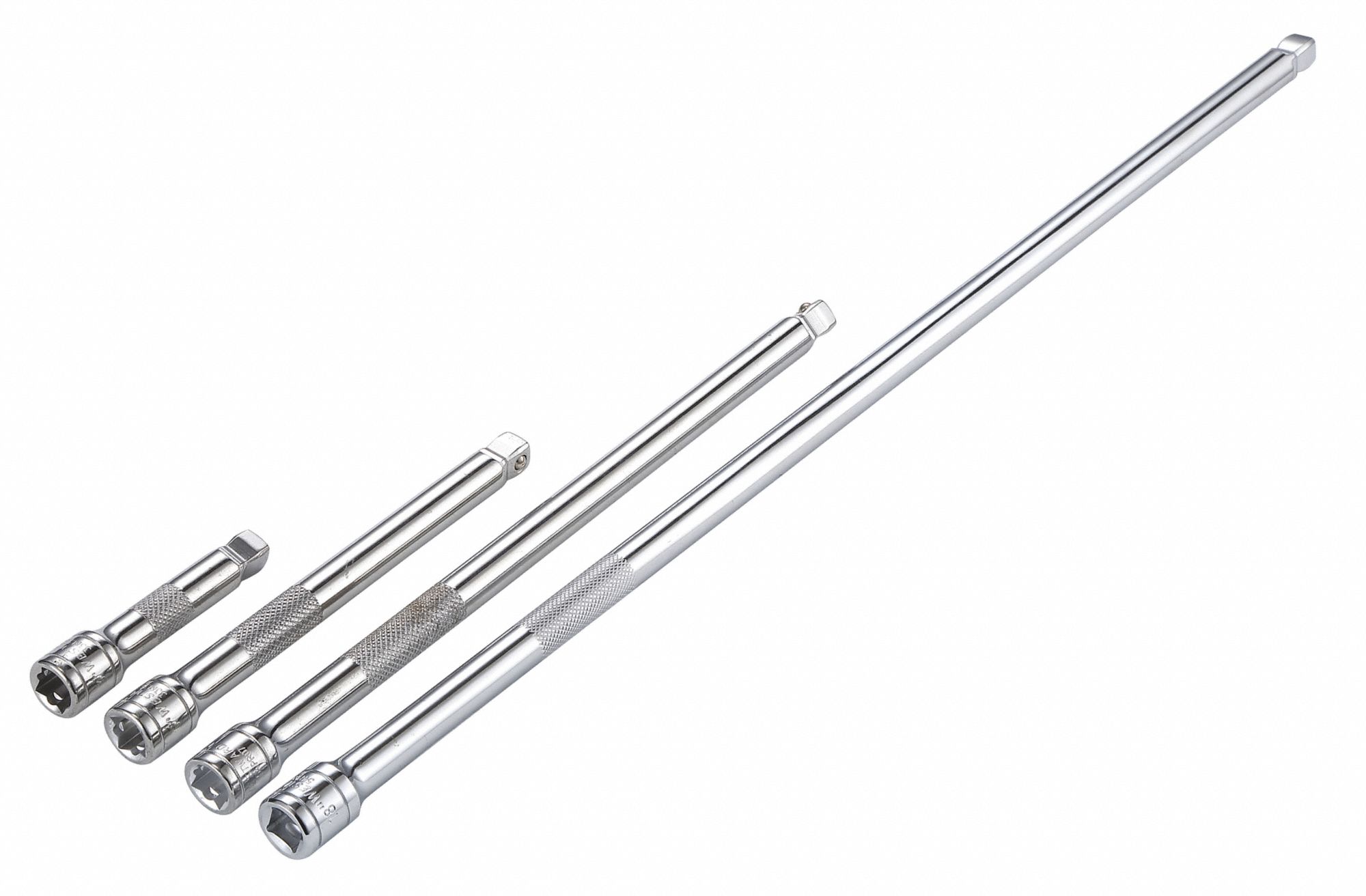 361018 Wobble Socket Extension Set With 38 Drive Size And Chrome Finish