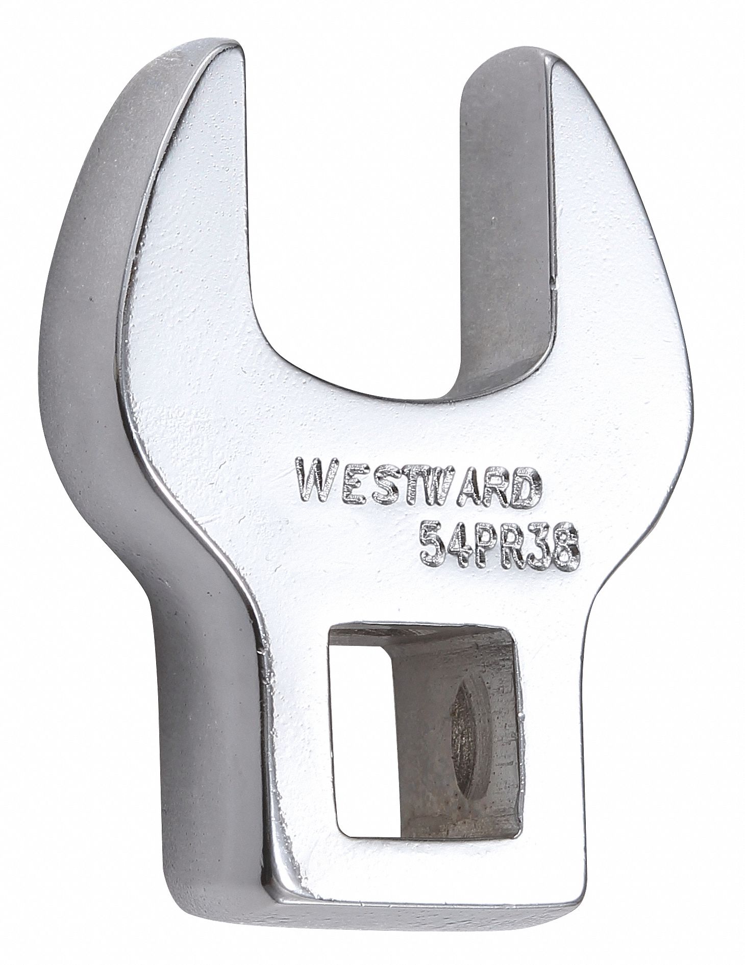 WESTWARD Crowfoot Socket Wrench, Alloy Steel, Chrome, 3/8 in Drive Size ...