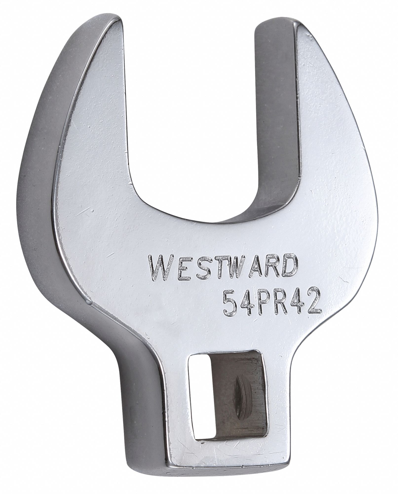 WESTWARD Crowfoot Socket Wrench, Alloy Steel, Chrome, 3/8 in Drive Size ...