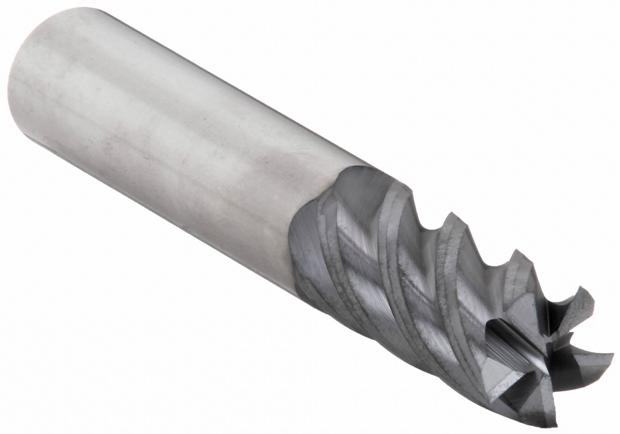 Square End Mill: Carbide, nACRo Coated, 4 Flute, 1/2" Mill Dia, 1" LOC, 3" OAL